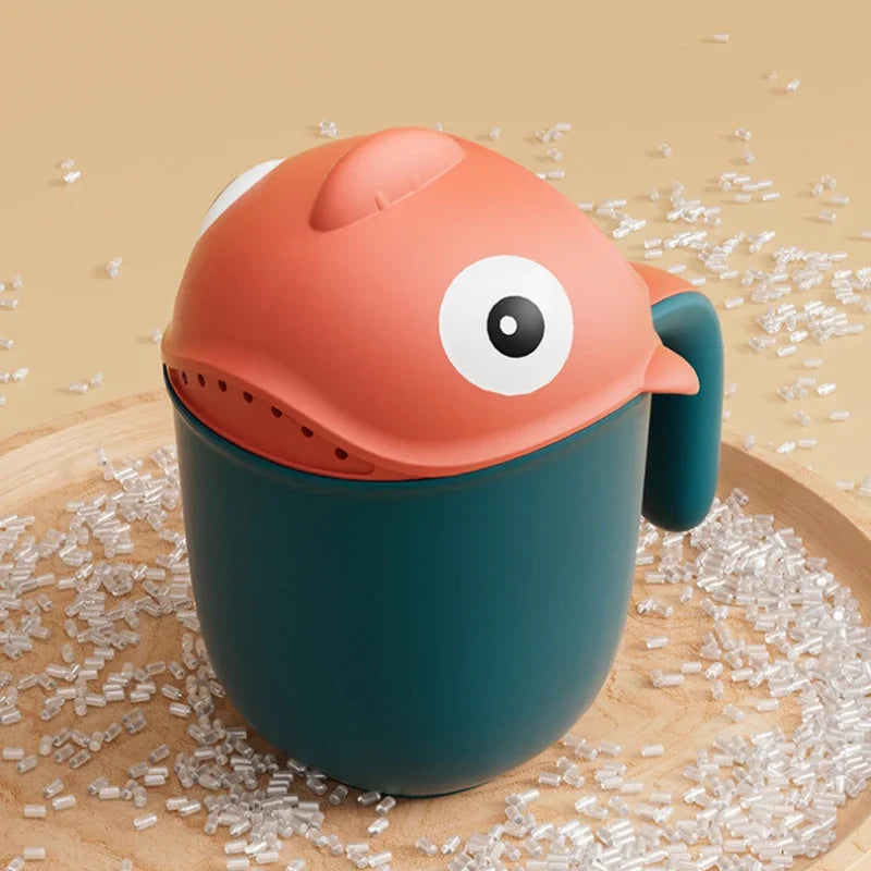 Baby Bath Rinse Cup – Cute Piranha Design