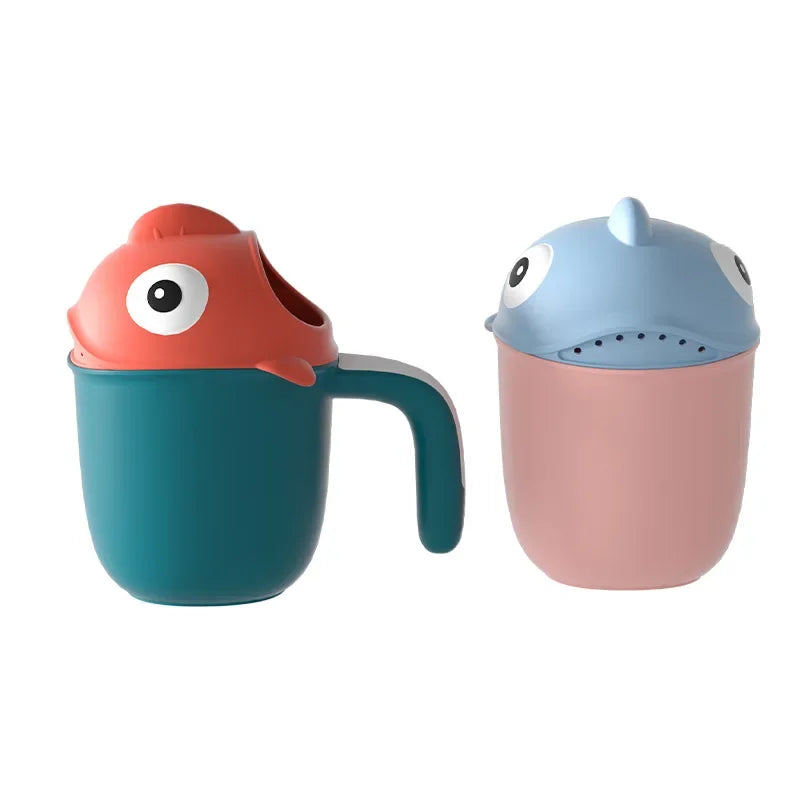 Baby Bath Rinse Cup – Cute Piranha Design