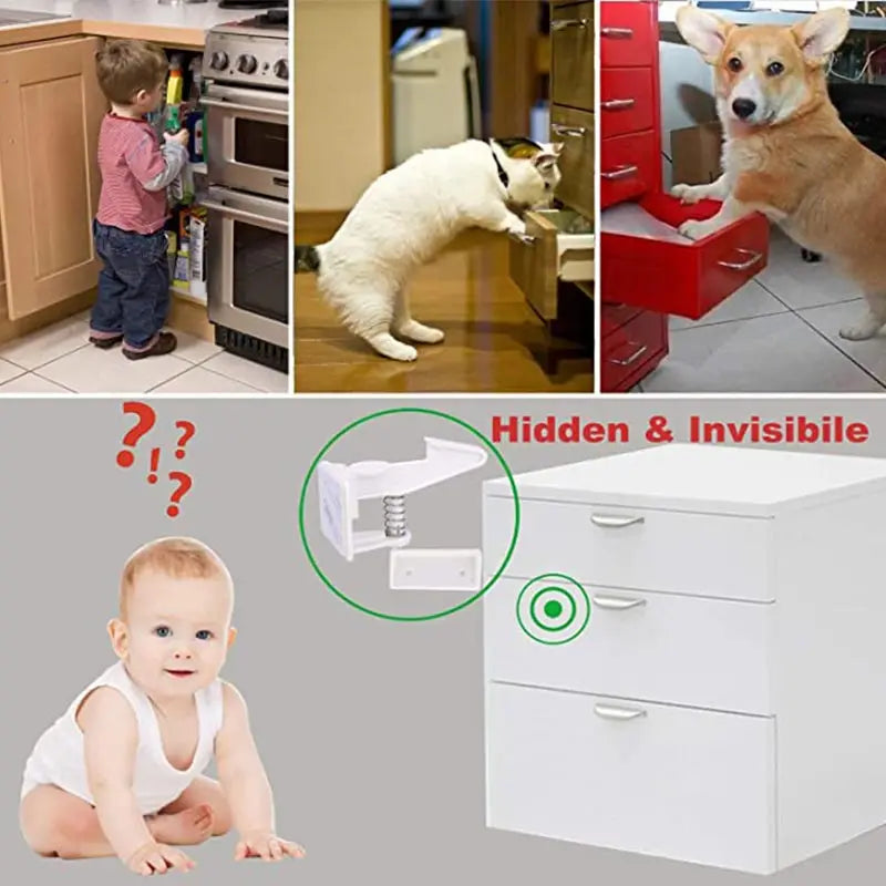 Invisible Safety Locks – 10 Pack