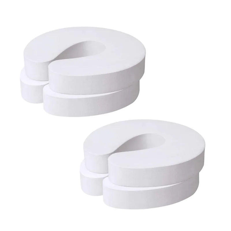 Door Finger Pinch Guards – Minimal White - 4 Pack