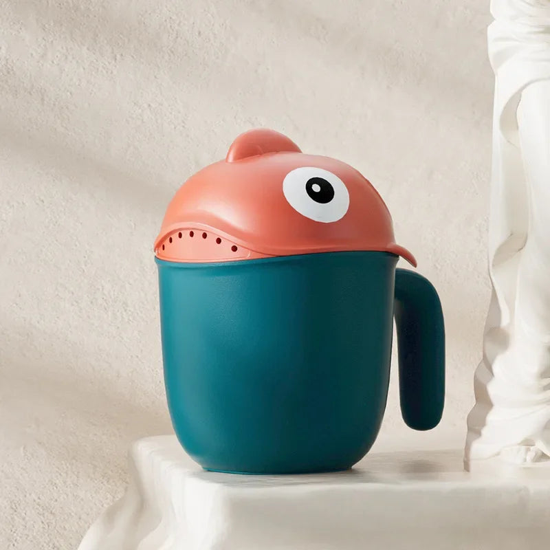 Baby Bath Rinse Cup – Cute Piranha Design